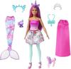 Barbie Anziehpuppe Meerjungfrau Einhorn HLC28