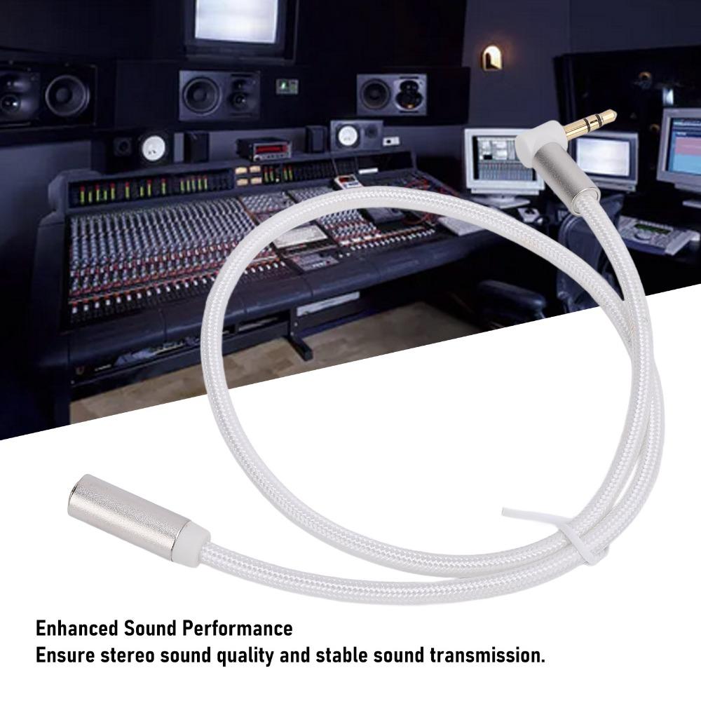Plug and Play Audio Extension Cable Stereo Extension Cord  for Headphone Tablet Speaker Amplifier