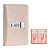 With Password Lock 100 Envelopes Money Saving Challenge Save Money PU Savings Binder Waterproof Large Capacity