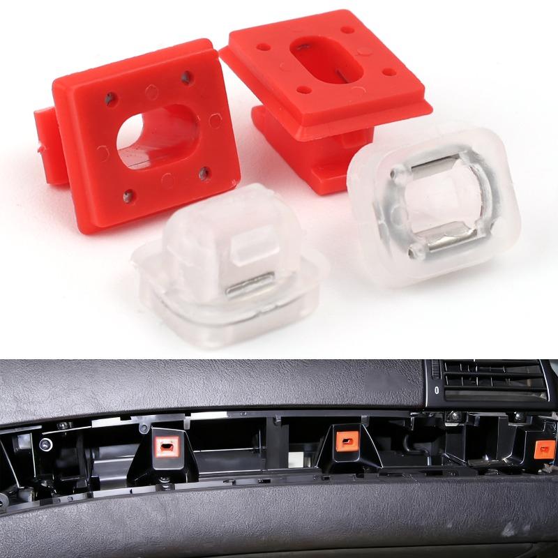 For BMW Interior Dashboard Trim Clip Kit Automotive Fastening ClipsRed Insert Grommet Panel Retaining Clips 5/10/20pcs