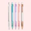 Solid Color Press Type Automatic Pencil Cute Mechanical Pencil Writing Drawing