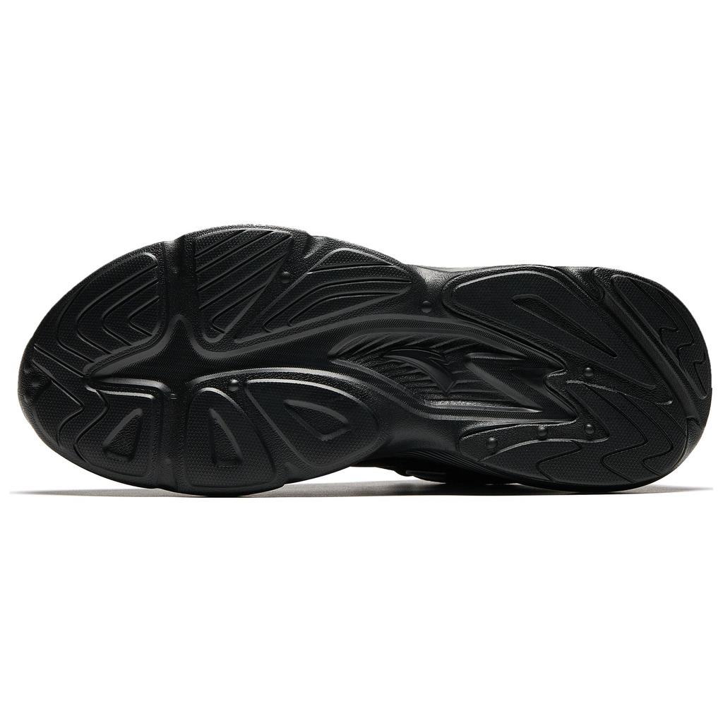 Anta Yunqi Sports Comfortable Non-Slip Wear-Resistant Breathable Low-Top Casual Shoes Men sneaker Black Silver 912518808-5
