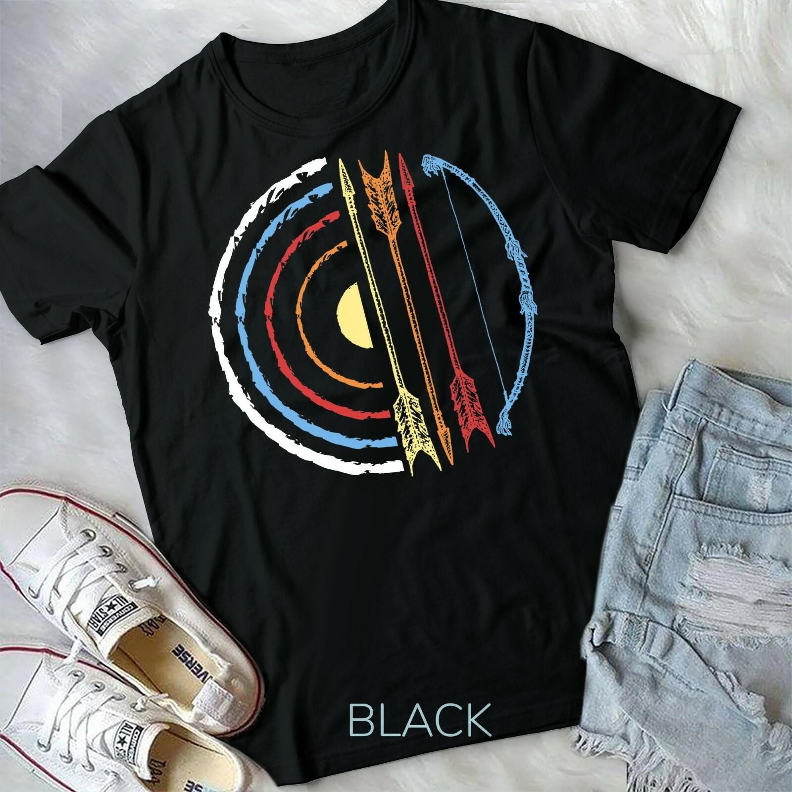 Archery Bow Arrow Shoot Target Sports Archer Sport Apparel T-shirt Unisex Tee XXXXL
