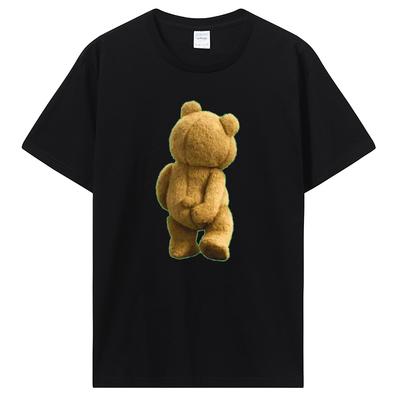 Ted Bear Scratching Ass T-shirt Casual T-shirt Fitness T-shirt Women Loose Streetwear T-shirt Women's Clothing Graphic T Shirts