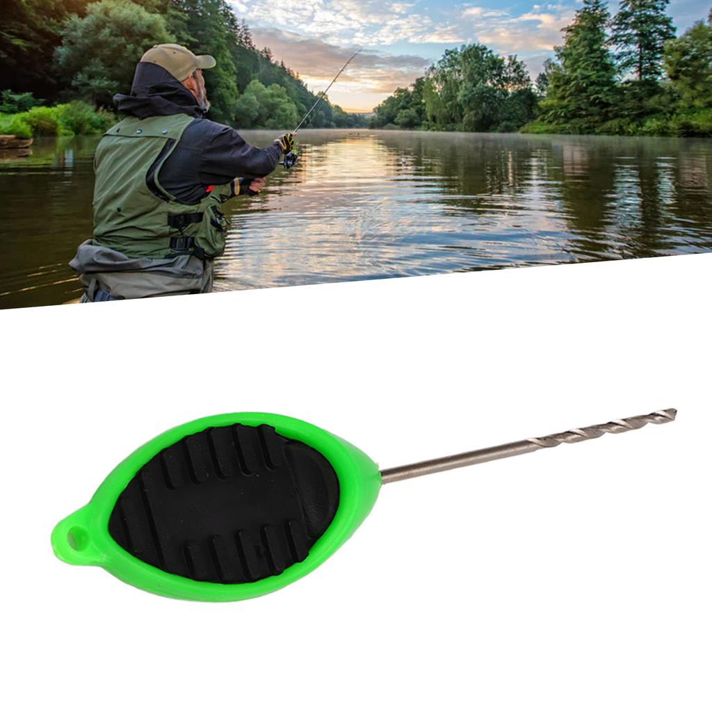 Baiting Drill Needle Stainless Steel Punch Hole Needle Portable Universal Fishing Baiting Rig Tool