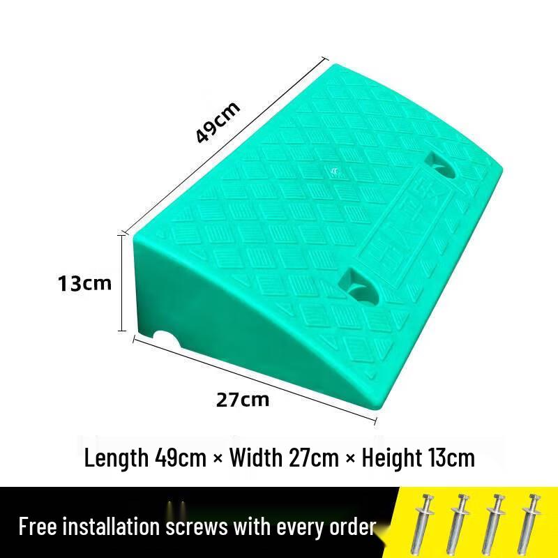 13CM High Portable Plastic Curb Ramp