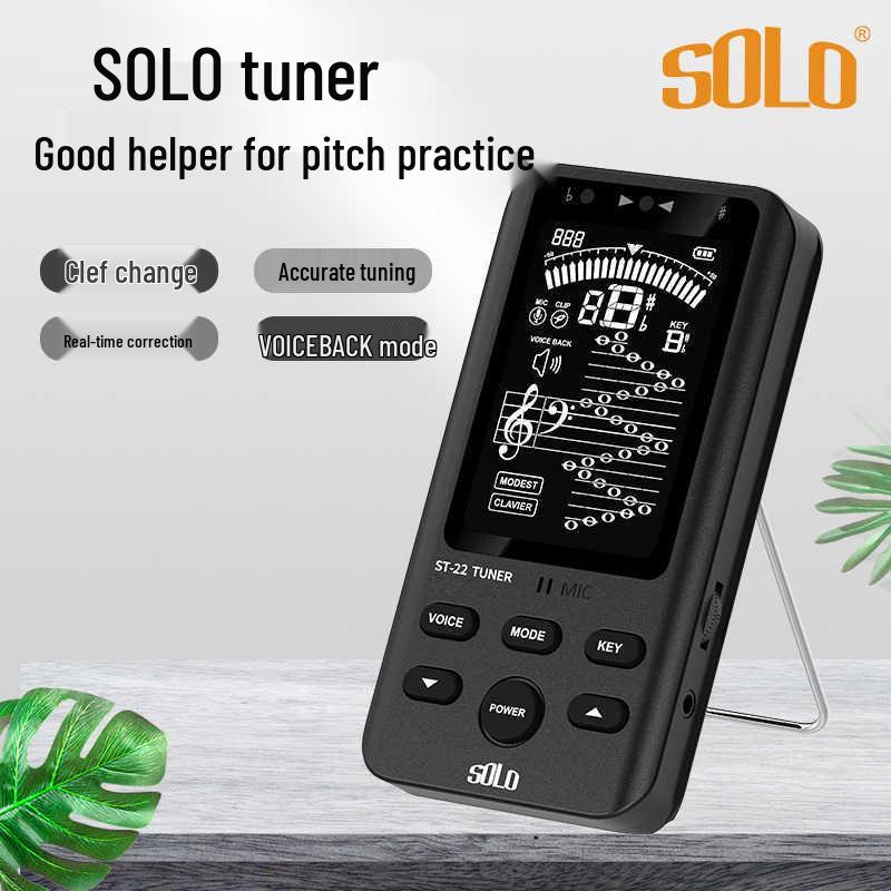 Multi-Instrument Tuner & Pitch Pipe for Violin, Guitar, Erhu, Saxophone, Wind Instruments