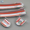 ABS Chrome / Carbon Fiber Texture Car-styling Exterior Door Handle Covers Trim For VW Golf 5 MK5 Rabbit 2005 2006 2007 2008 2009