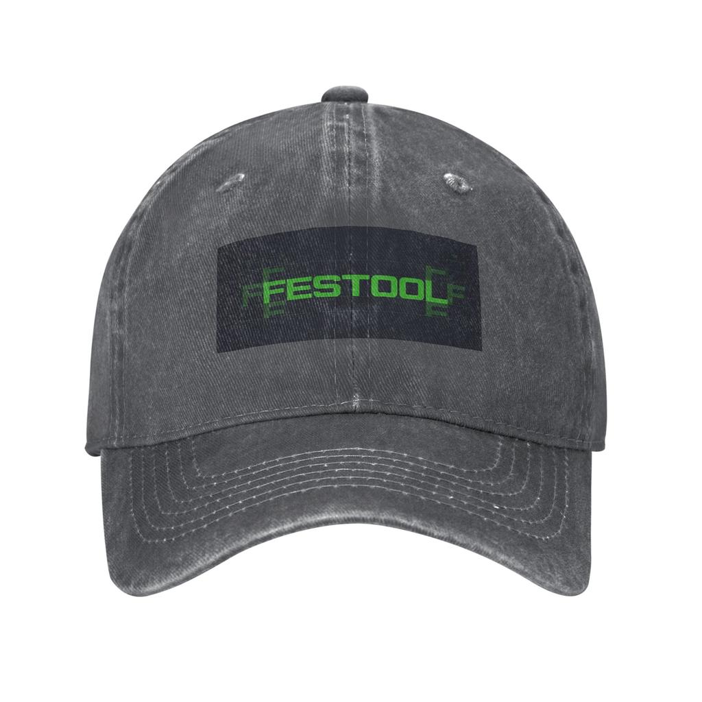 Festool Powertool Denim Fabric Cap Casual Baseball Caps Adjustable Hat Summer Unisex Baseball Hats