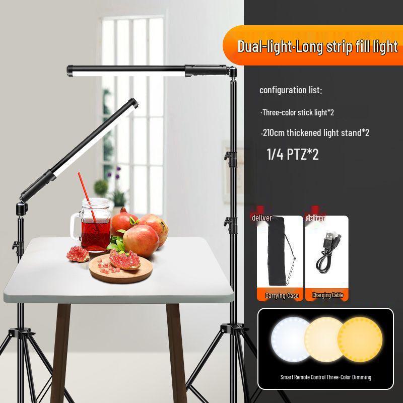 Portable RGB LED Fill Light Bar for Professional Photography and Night Scenes