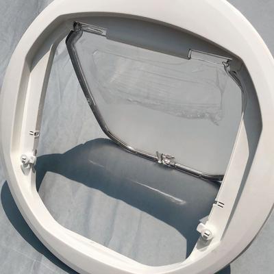 Pet Doors Cat Cage Dog Fence Cat Hole Dog Doors Plastic Door Round Pet Door for Small Dogs