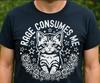 Rage Consumes Me Funny Cat Graphic Tee Sarcastic Kitten Meme Gift T-shirt