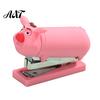 Functional Stapler for Receipts And Crafts Mini Cartoon Stapler, Cute Pig Shape, Portable Lightweight PVC Back to School Shell Binding Tool, Handheld