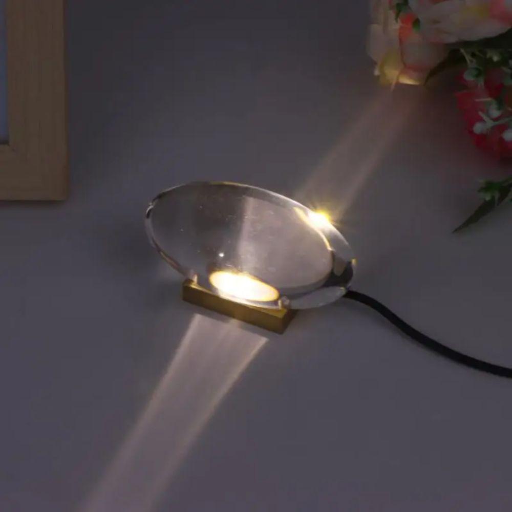 Creative Luminous Bedside Lamp Rainbow Atmosphere Table Lamp Led Crystal Lamp  Living Room Decor