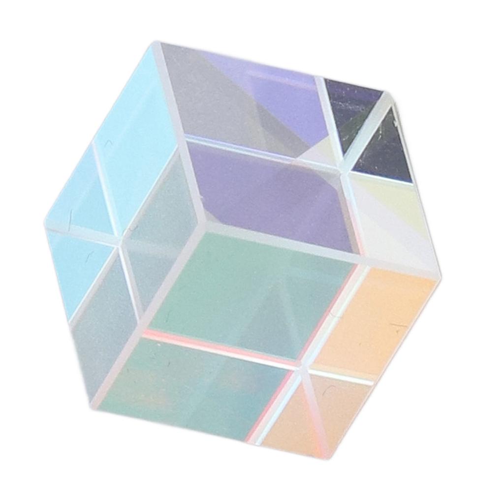 Dichroic   Prism Colorful Glass   Prism for Physics Tching Resrch Decoration Art Education