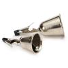 Fishing Sea Pole Bell Metal Iron Horse Silver Circular Ring Opening Horn Fishing Accessories Fishing Tools