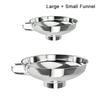 2/3PCS Funnel Tube Mason Jar Funnel With Handle Stainless Steel Canning Funnel Regular And Wide Mouth Jars