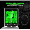 WEST BIKING Bicycle Wireless Computer MTB Road Bike Odometer Multifunction Cycling Stopwatch Speedometer Rainproof Bike Computer