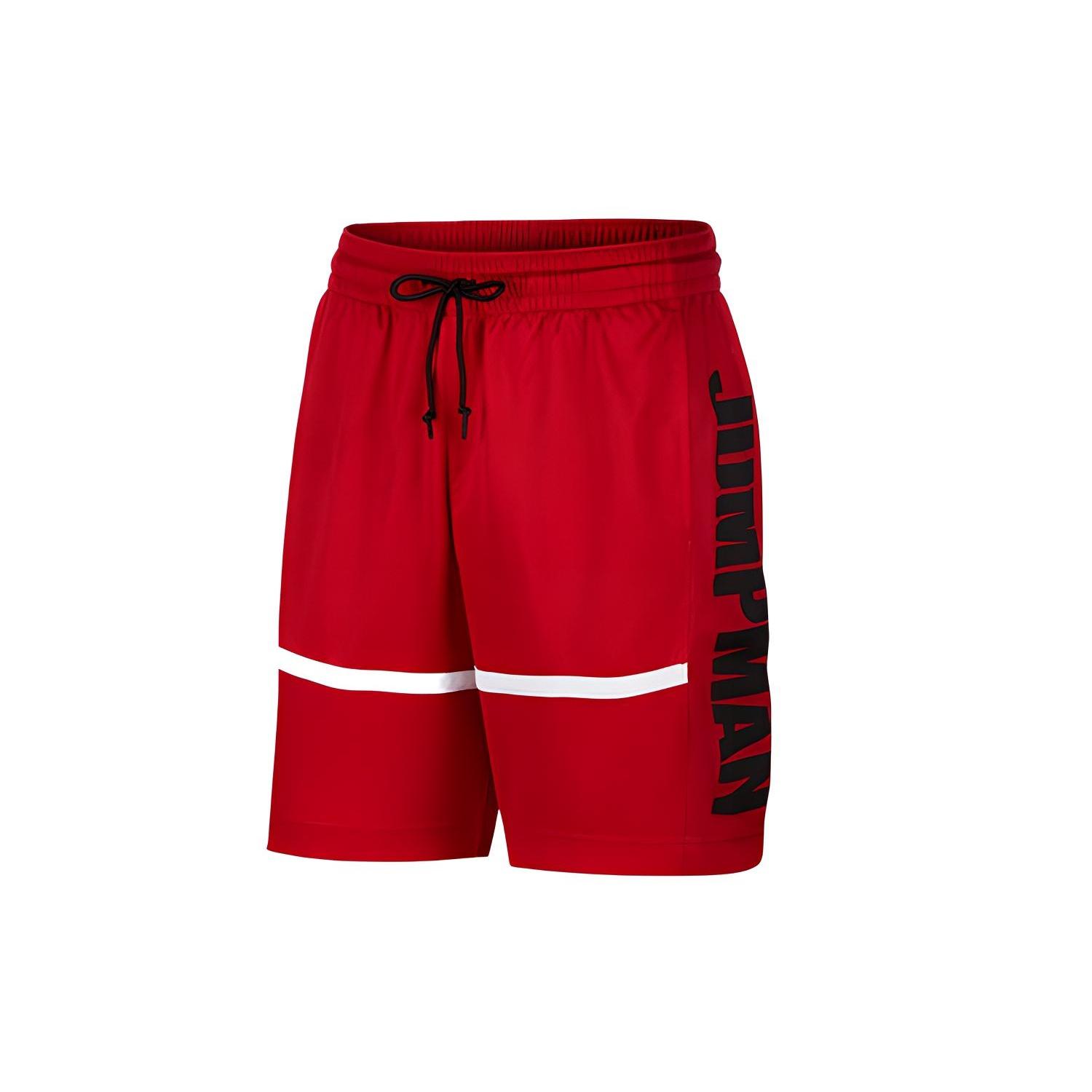 Nike Athleisure Casual Sports Basketball Shorts Red Men s BQ8796-687 M