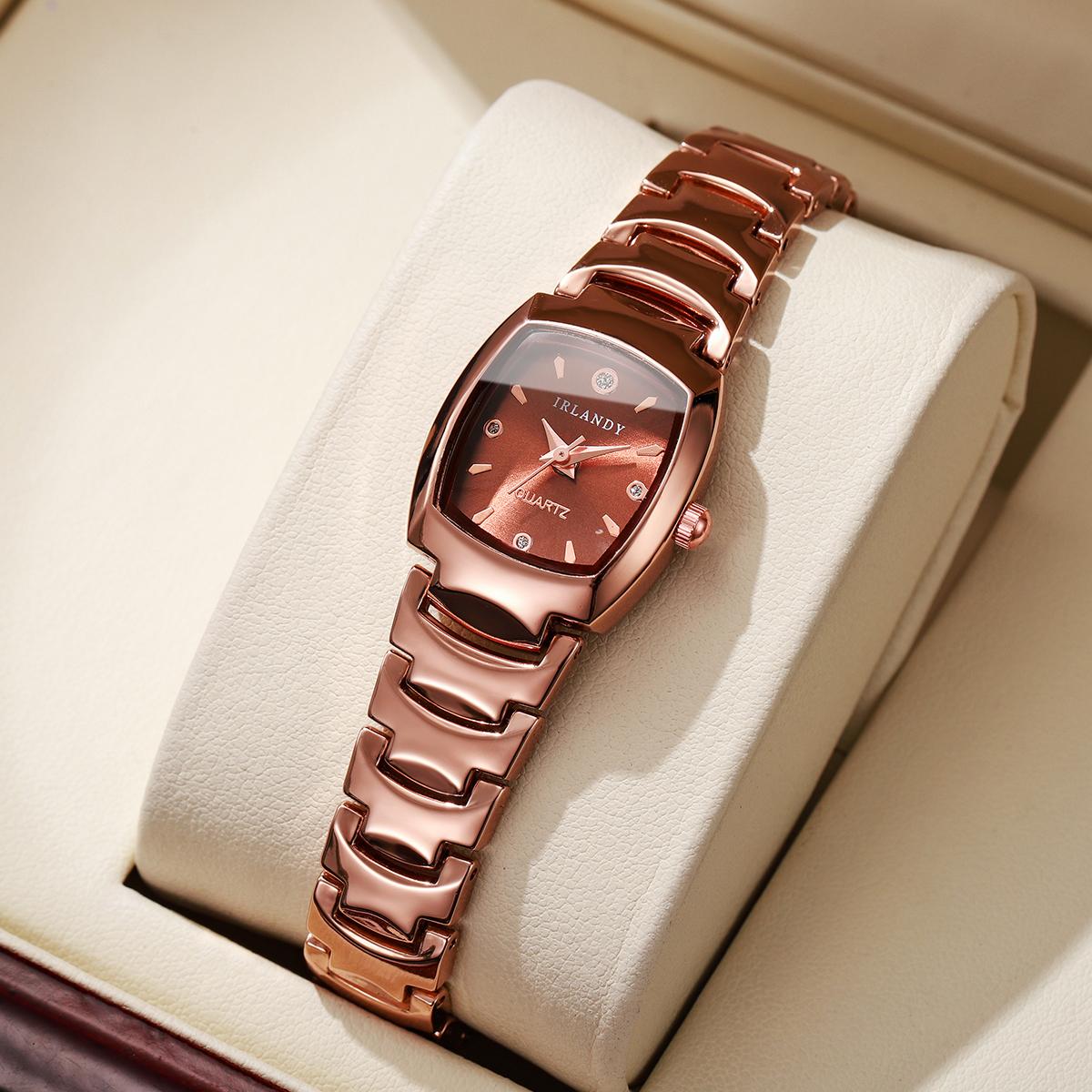 

Элегантные женские часы Модные квадратные аналоговые кварцевые часы для женщин Наручные часы Часы Reloj Mujer