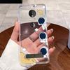 Hülle Für Motorola Moto Z4 Play Hülle Ästhetisch Mode Niedliche Katze Astronaut Weiches Silikon Schutzhülle Transparente Handyhülle