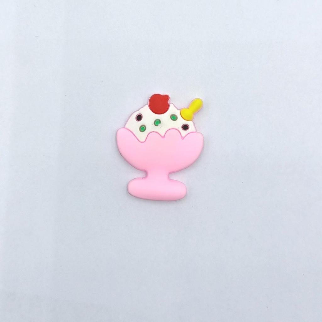 Cartoon Ice Cream Keychain, Phone Case, Hair and Shoe Accessories, DIY Buckles, and Storage Box