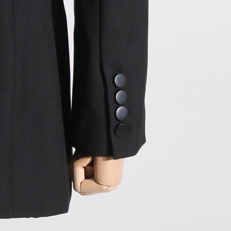 2025 Spring Trend: High-Grade V-Neck Mesh Hot Girl Suit Jacket for Women