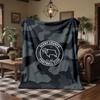 Derby County Football Print Flannel Blanket Soft Warm Sofa Bed Throw Blanket For Home Office Bedroom