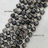 Natürlicher Stein Facettiert 6-10mm Gedrehte Perlen für Handgemachte Armbänder, Halsketten, Trendige Schmuckaccessoires