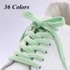 1Pair Solid Fabric Shoe Laces Classic Shoelaces Sneakers Flat Shoelace Unisex Boots Rope Laces for Shoes 100/120/140/160/180CM