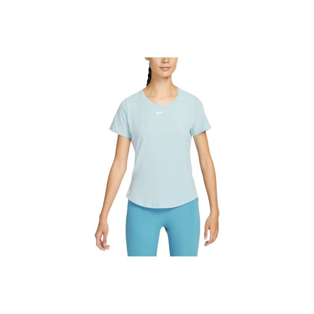 Nike Dri-Fit One Luxe Solid Crew Neck Short Sleeve T-Shirt Women Tops Hablis DD0619-442