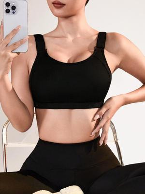 Women's Plus Size Shockproof Sports Bra - High Intensity Running & Anti-Sagging Yoga Bra for Spring/Summer