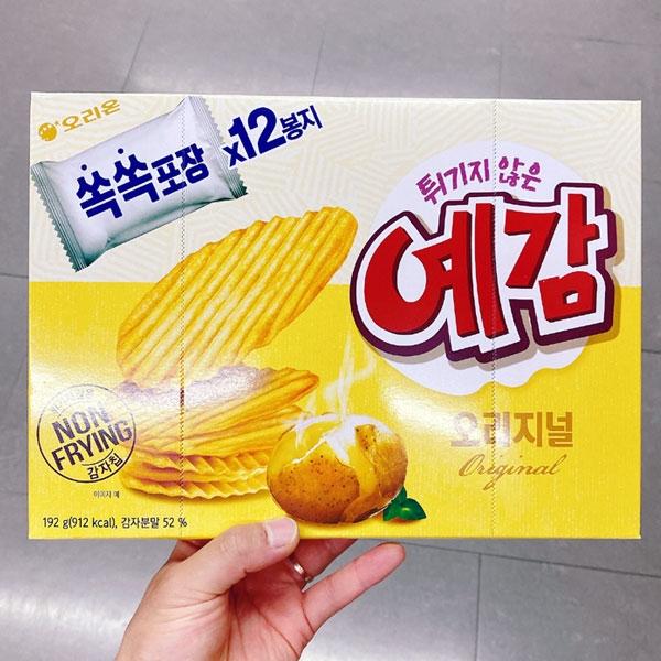 Orion Yegam Potato Chips Original 12P 192g x 5 Packs One thing