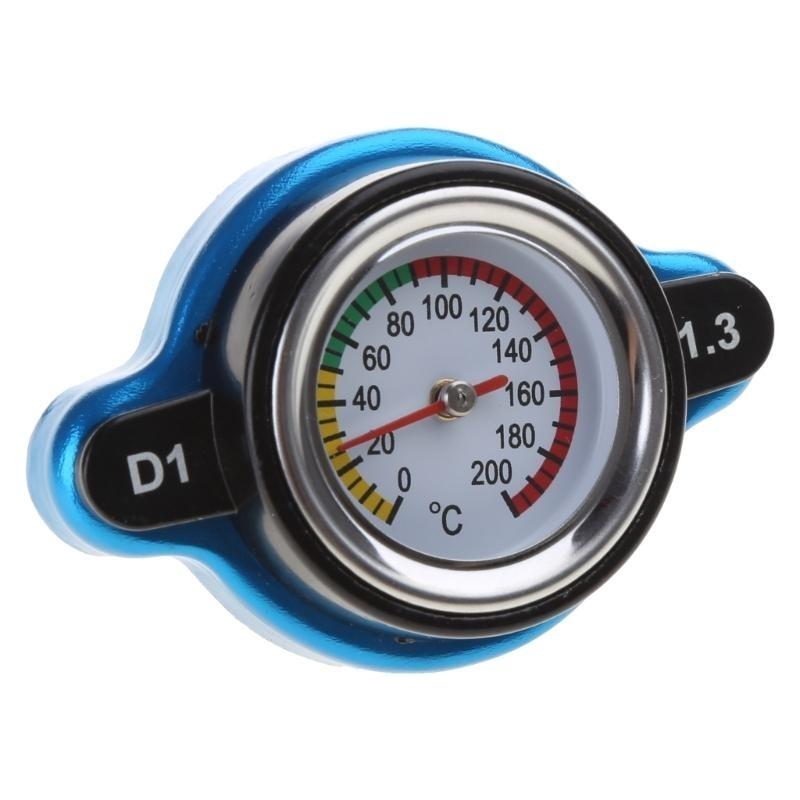 652F Thermost Radiator Cap Cover With Water Temp Gauge 0.9 Bar/ 1.1 Bar/1.3 Bar Cover Automotive Engine Parts