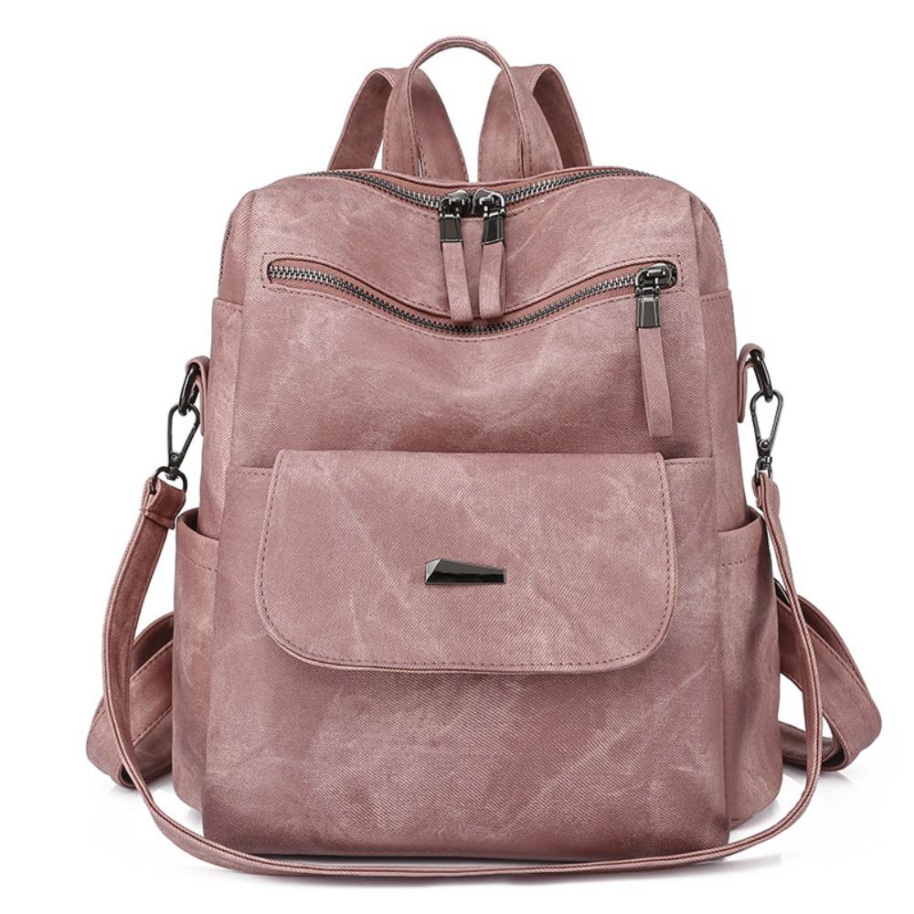 Backpack Backpack Women's Large Capacity Women's Backpack Backpack Women's Bag PU Women's Bag