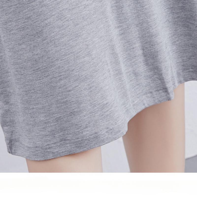 Summer Basics Clothing for Women Casual Solid Color Round Necked Dress Bodycon Sleeveless Dresses High Waist Dress Undergarment Nightwear for Female