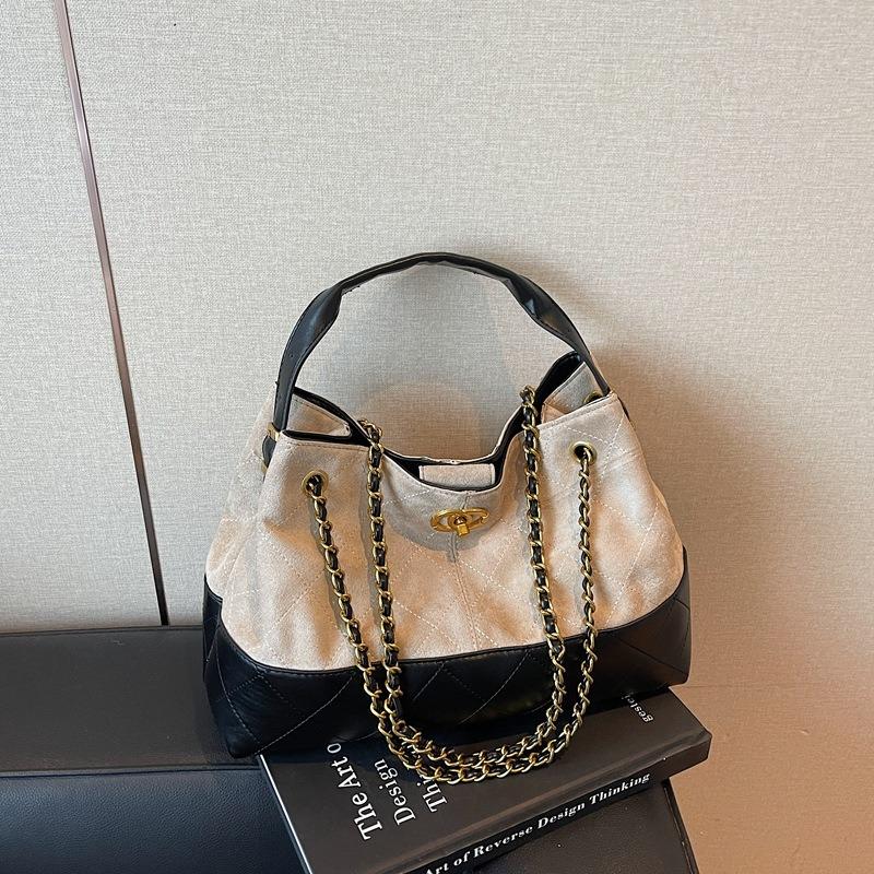 Commuter Retro Premium Bag Women's New Large-capacity Shoulder Bag Chain Portable Tote Bag