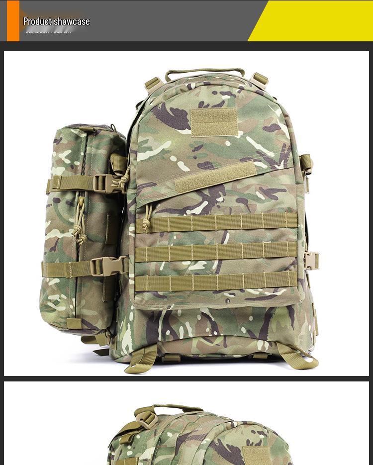 Outdoor Travel Hiking Backpack, Large Capacity, Z-Shaped Design, 3D Sports Backpack