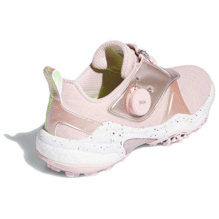 Adidas CodeChaos Soft Comfortable Slip-Resistant Durable Low-Top Golf Shoes Women Golf Shoes Pink IG8752