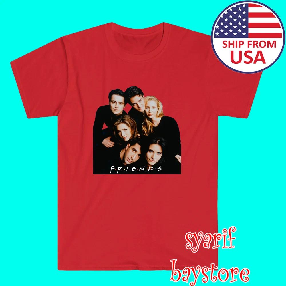 FRIENDS TV Show Men's Red Size S To 5XL