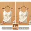 Canottiera da Donna con Spalline Sottili e Reggiseno Imbottito Integrato Top Interno Pezzo Unico