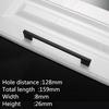 KK&FING 1PC Simple Black Aluminum Kitchen Cabinet Door Handles Drawer Pulls Glass Cabinet Wardrobe Door Pulls Furniture Hardware