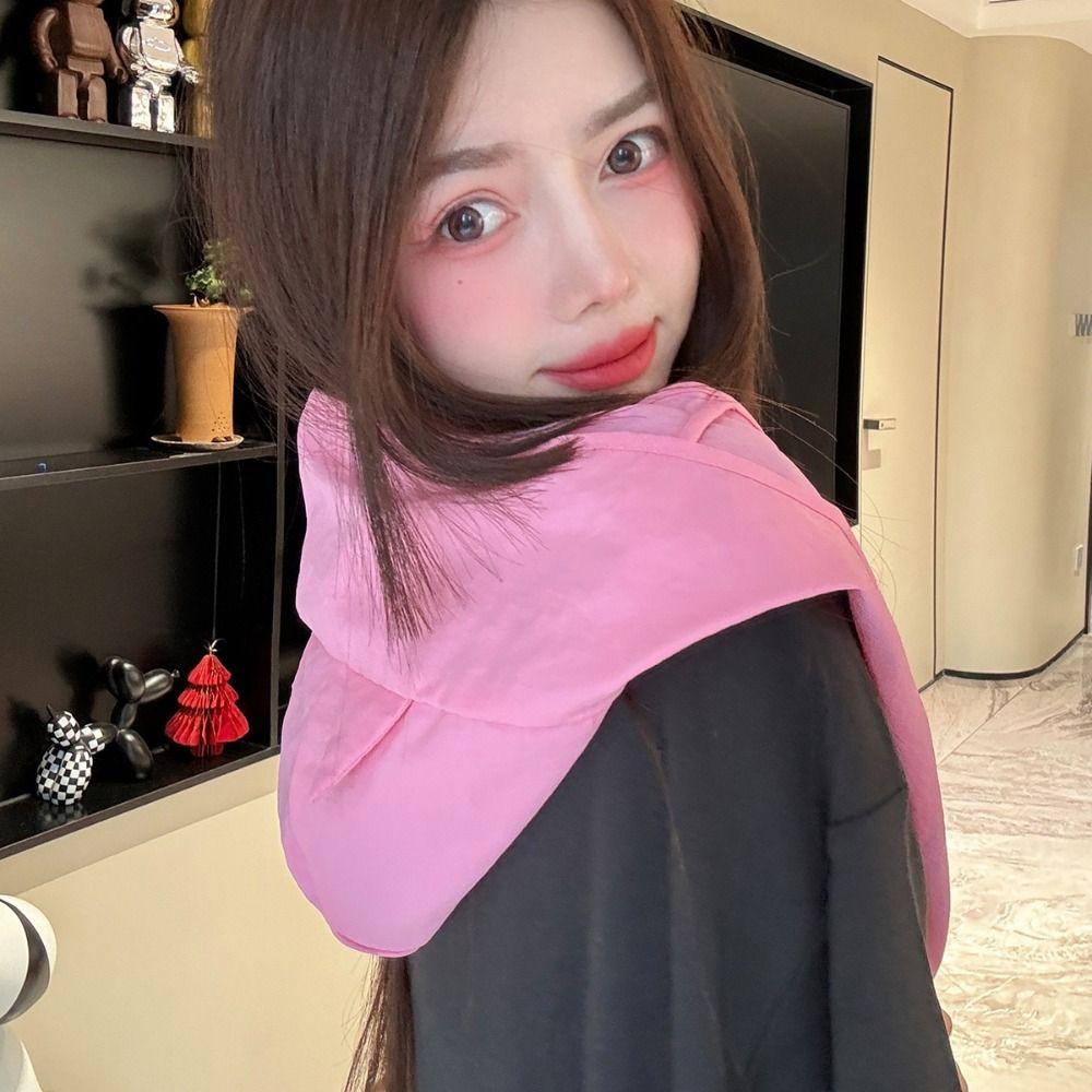 Korean Style Strap Hat Quick-drying Beanie Cap Casual Little Devil Horn Headscarf  Men