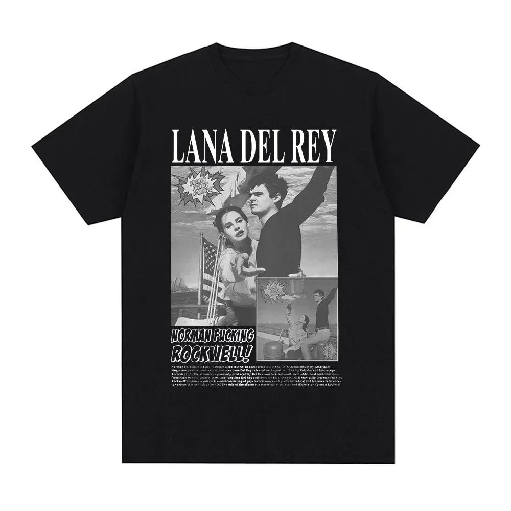 Singer Lana Del Rey T Shirt Ultraviolence Music Album Tshirt Unisex Wounisex Hip Hop Vintage Short Sleeve T Shirts Gothic Streetwear