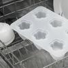 Silicone 6-Cavity Baking Molds Cake Mold  for Petal Mousse Cake Nut Chocolate Pudding Dessert