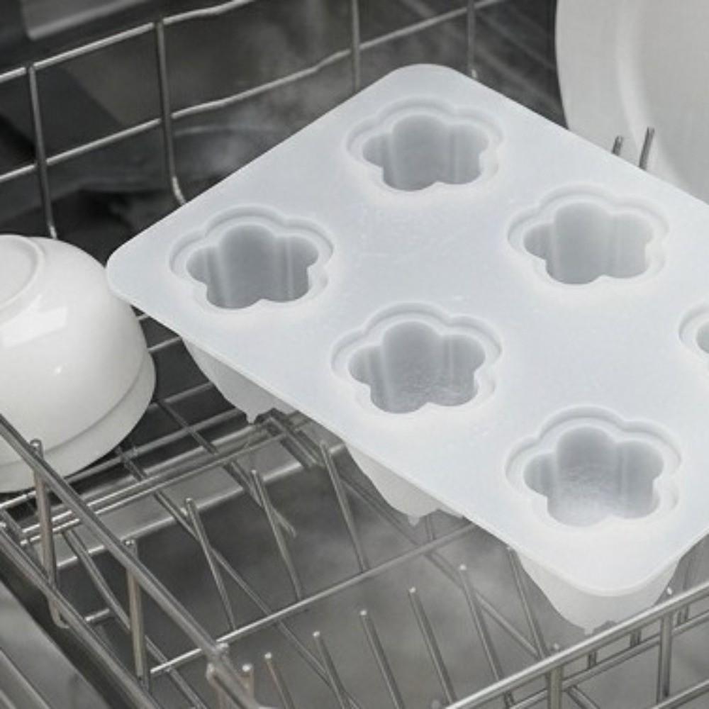 Silicone 6-Cavity Baking Molds Cake Mold for Petal Mousse Cake Nut Chocolate Pudding Dessert