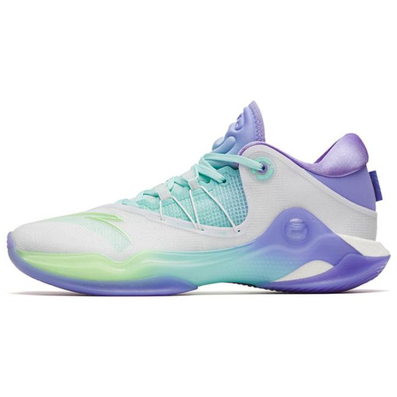 ANTA Skyline 1 Basketball Shoes Men s Low top White/Purple Sneakers 112311107-11 42