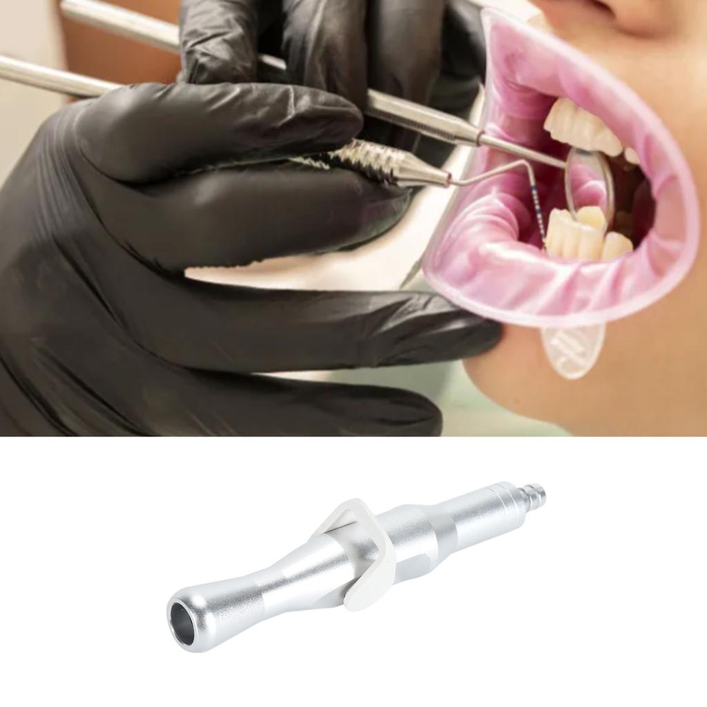 Dental Saliva Swivel Strong Suction Handle Aluminum Metal Adjustable Head Dental Strong Suction Valve
