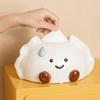Ceramic Tissue Box Cover Holder Storage Container Napkin Dispenser for Living