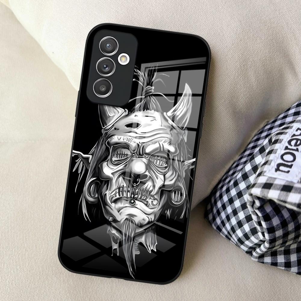 

Devil Satan Phone Case For Samsung S24 Ultra S23 S22 S25 S20 Fe S21 Plus A54 A34 A24 A53 A13 A16 Glass Cover Samsung s24fe